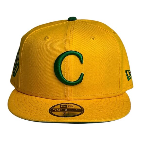New Era x Anwar Carrots 59Fifty Stem Hat Yellow Fitted Size 7 1/2 Deadstock NWT - Picture 1 of 7
